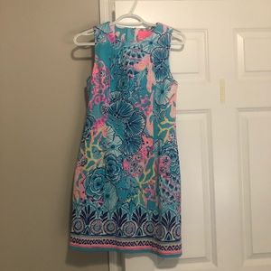 Lilly Pulitzer | Blue Mila Stretch Shift Dress in Bali Blue